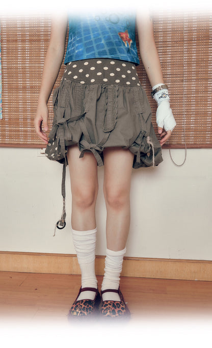 Polka Dots Ballon Skirt