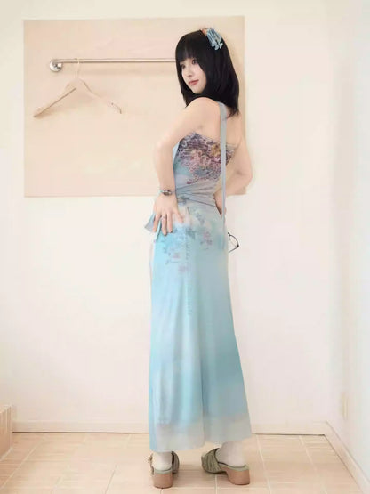 Kitty Cat Lake Summer Vacay Maxi Skirt