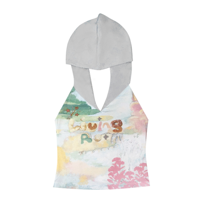 Wind in the Willow Donut Pastel Tank Hoodie Top