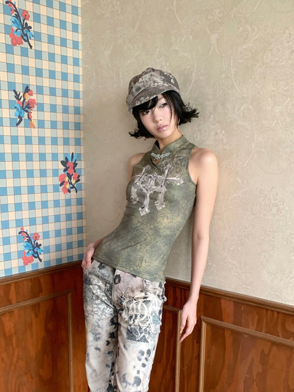 Cross Retro Cheongsam Shirt