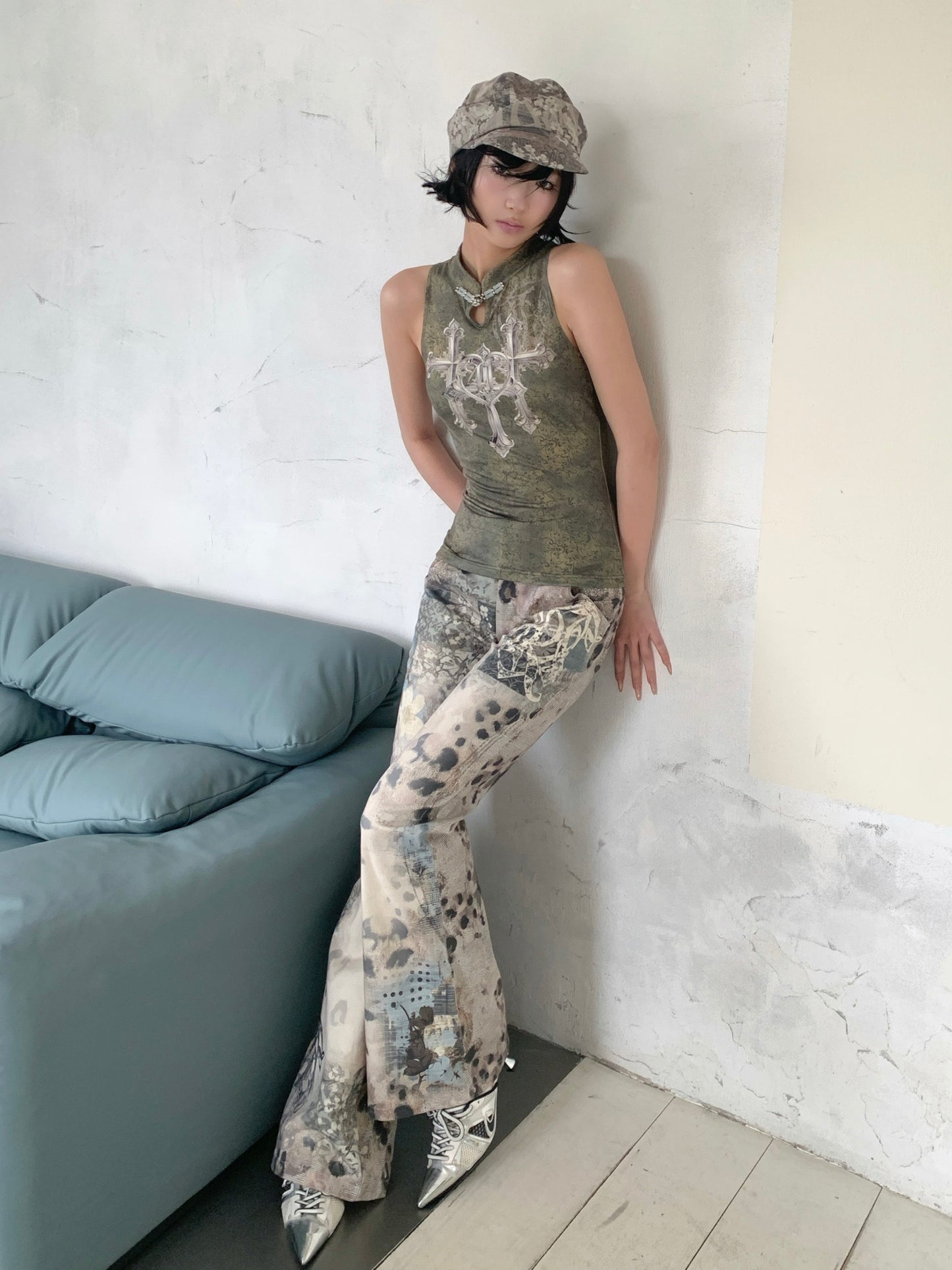 Cross Retro Cheongsam Shirt