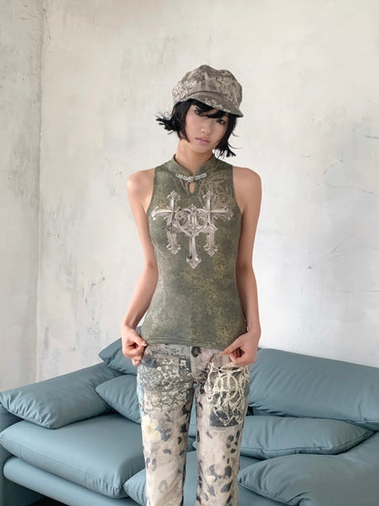 Cross Retro Cheongsam Shirt