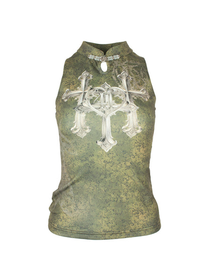 Cross Retro Cheongsam Shirt