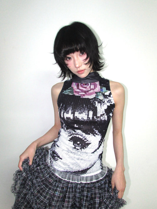 Shojo Doll Mesh Tank Top