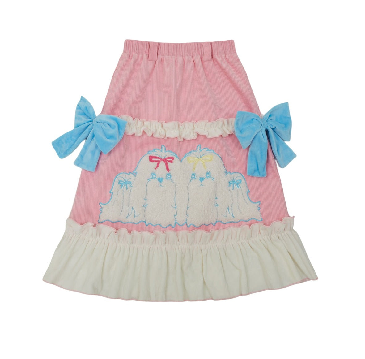 frufru-puppy-printed-corduroy-bow-skirt-glitch-cupids