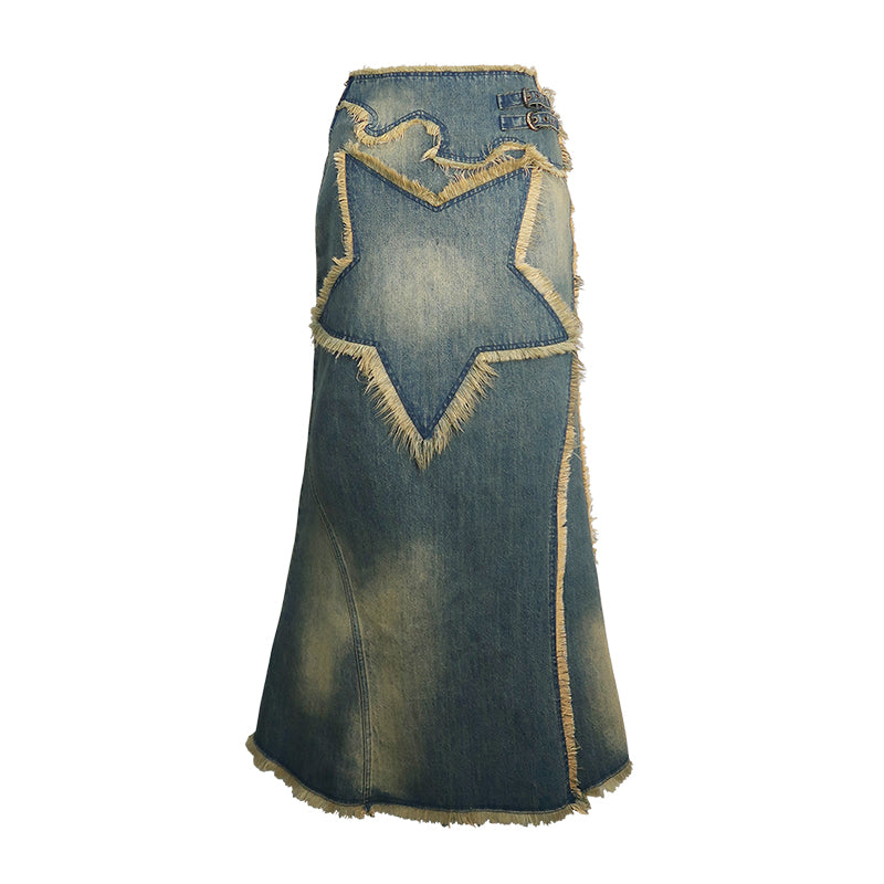 strike-a-pose-star-retro-washed-asymmetric-maxi-denim-skirt