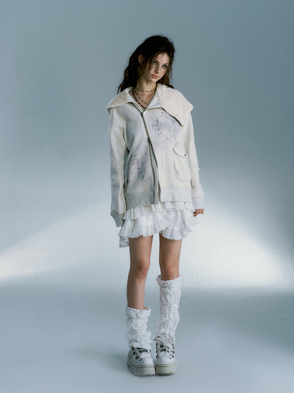 Asymmetric Grunge Hoodie