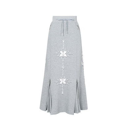 strike-a-pose-grey-tribal-print-fishtail-skirt