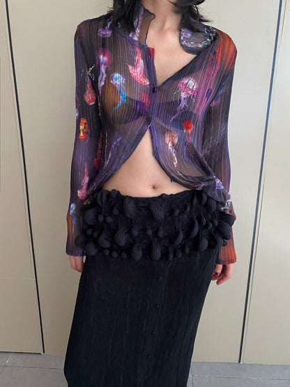 Jellyfish Pleated Shirt