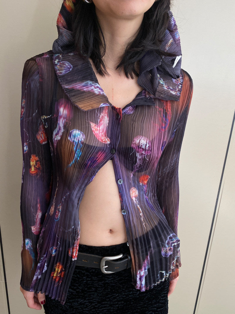 Jellyfish Pleated Shirt
