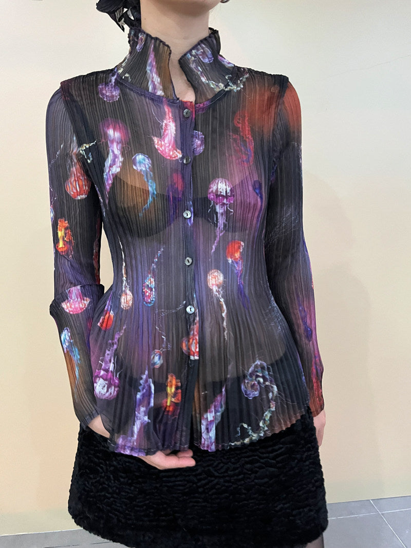 Jellyfish Pleated Shirt