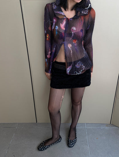 Jellyfish Pleated Shirt