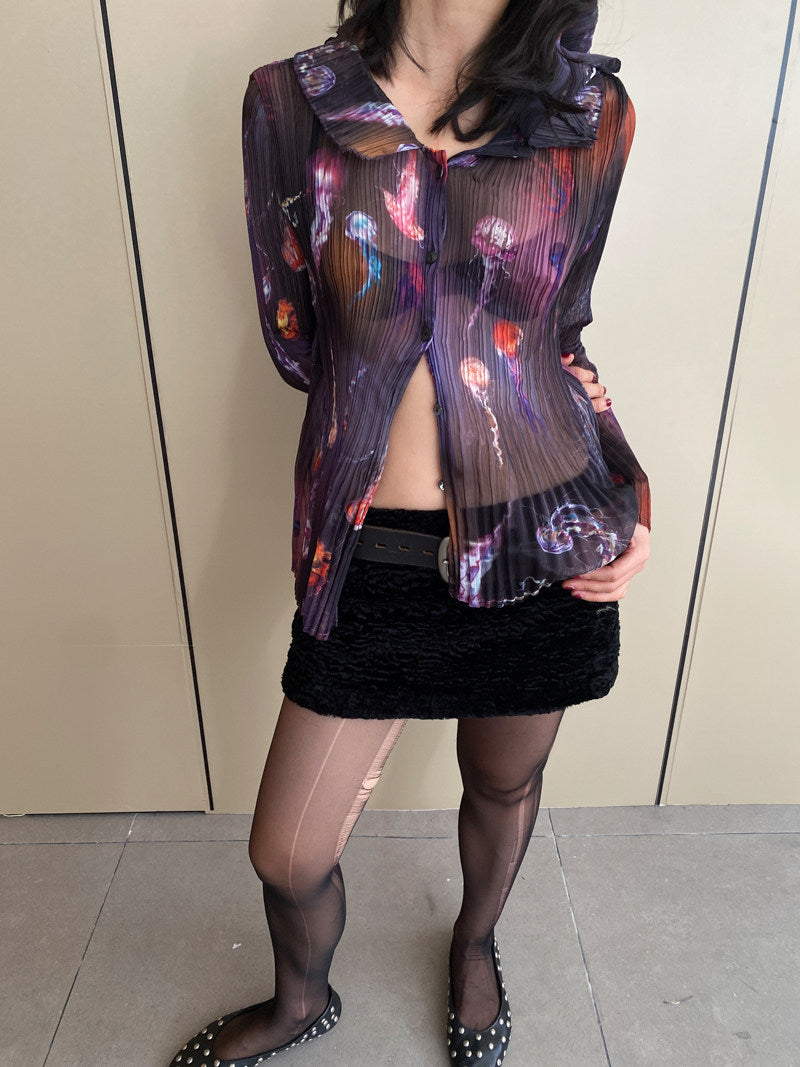 Jellyfish Pleated Shirt