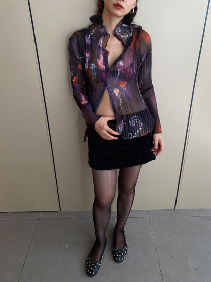 Jellyfish Pleated Shirt