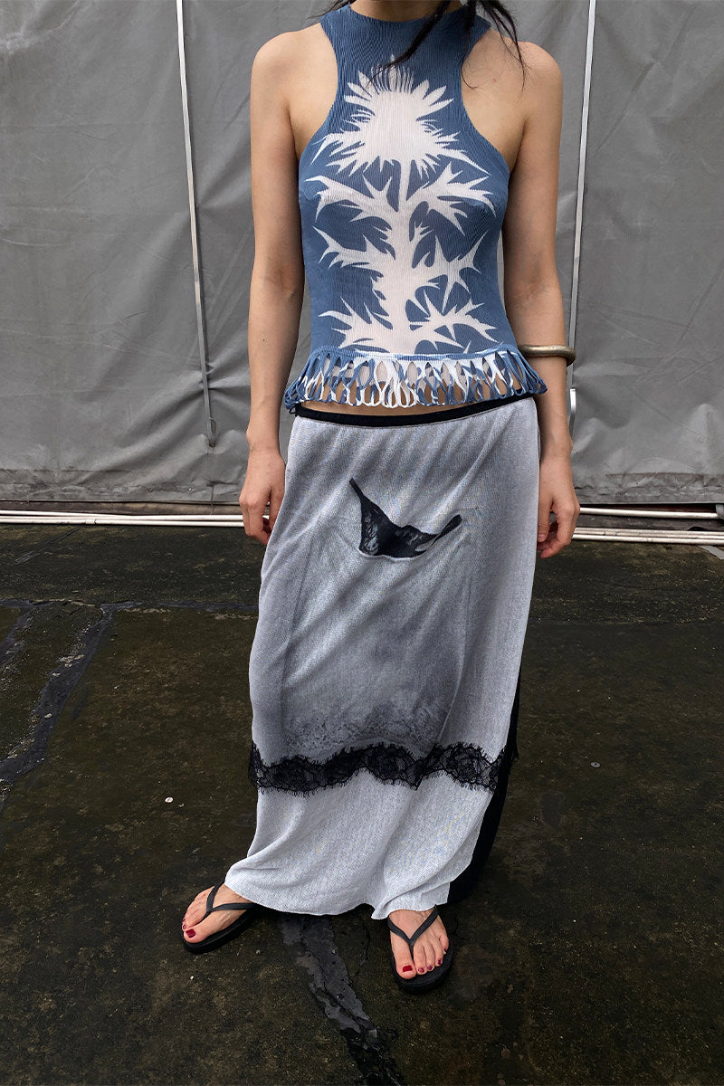 Plasma Spike Pleated Tank Top
