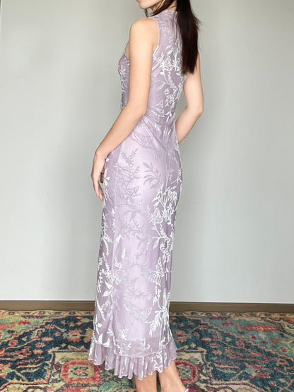 Foggy Butterfly Cheongsam Dress
