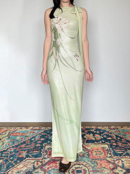 Lily Butterfly Cheongsam Dress
