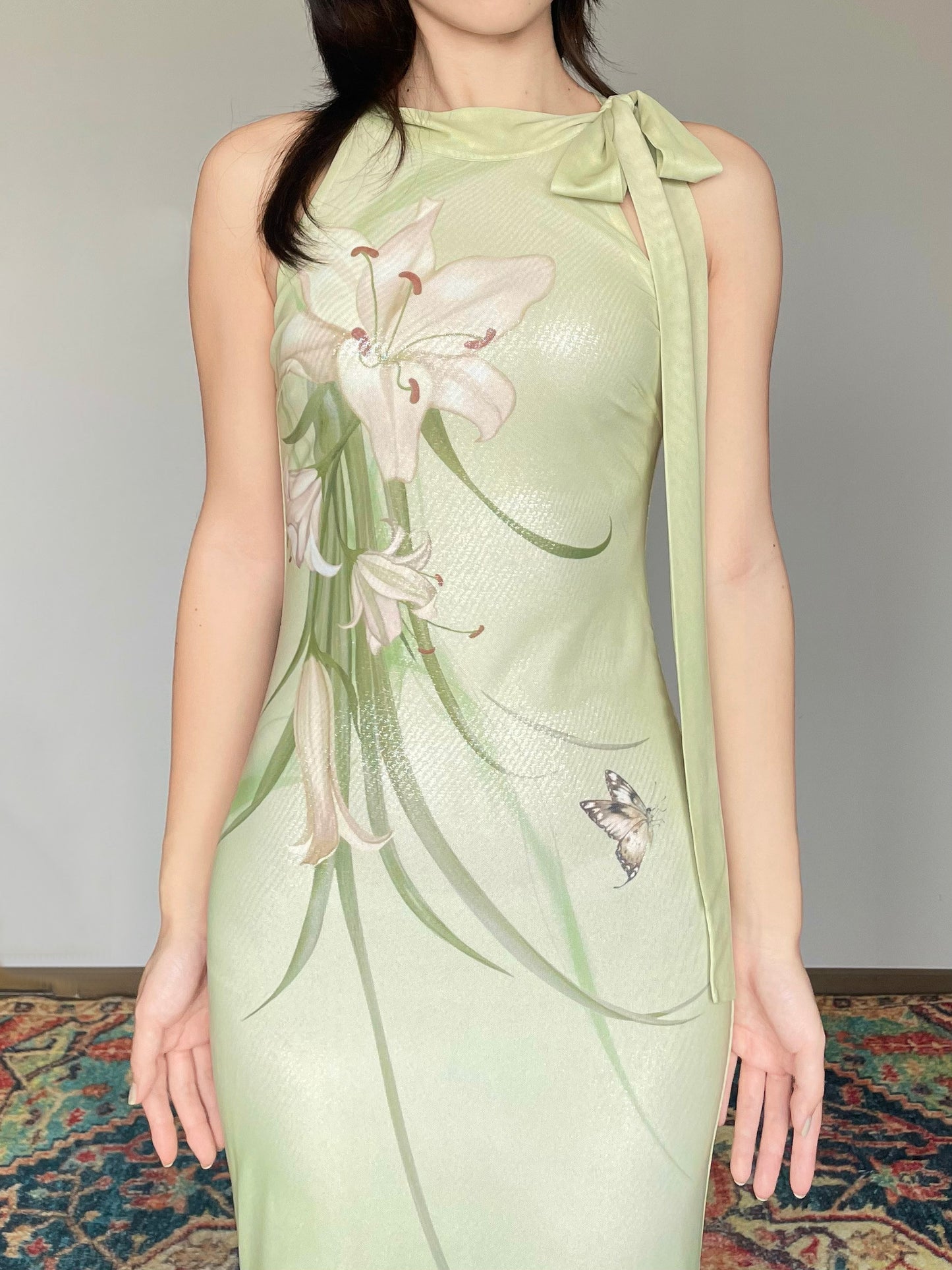 Lily Butterfly Cheongsam Dress