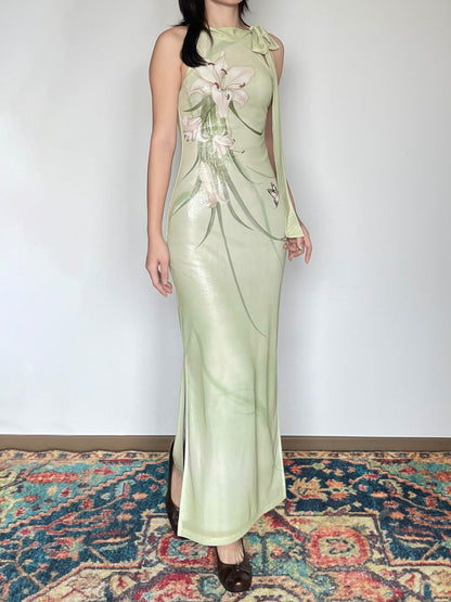 Lily Butterfly Cheongsam Dress