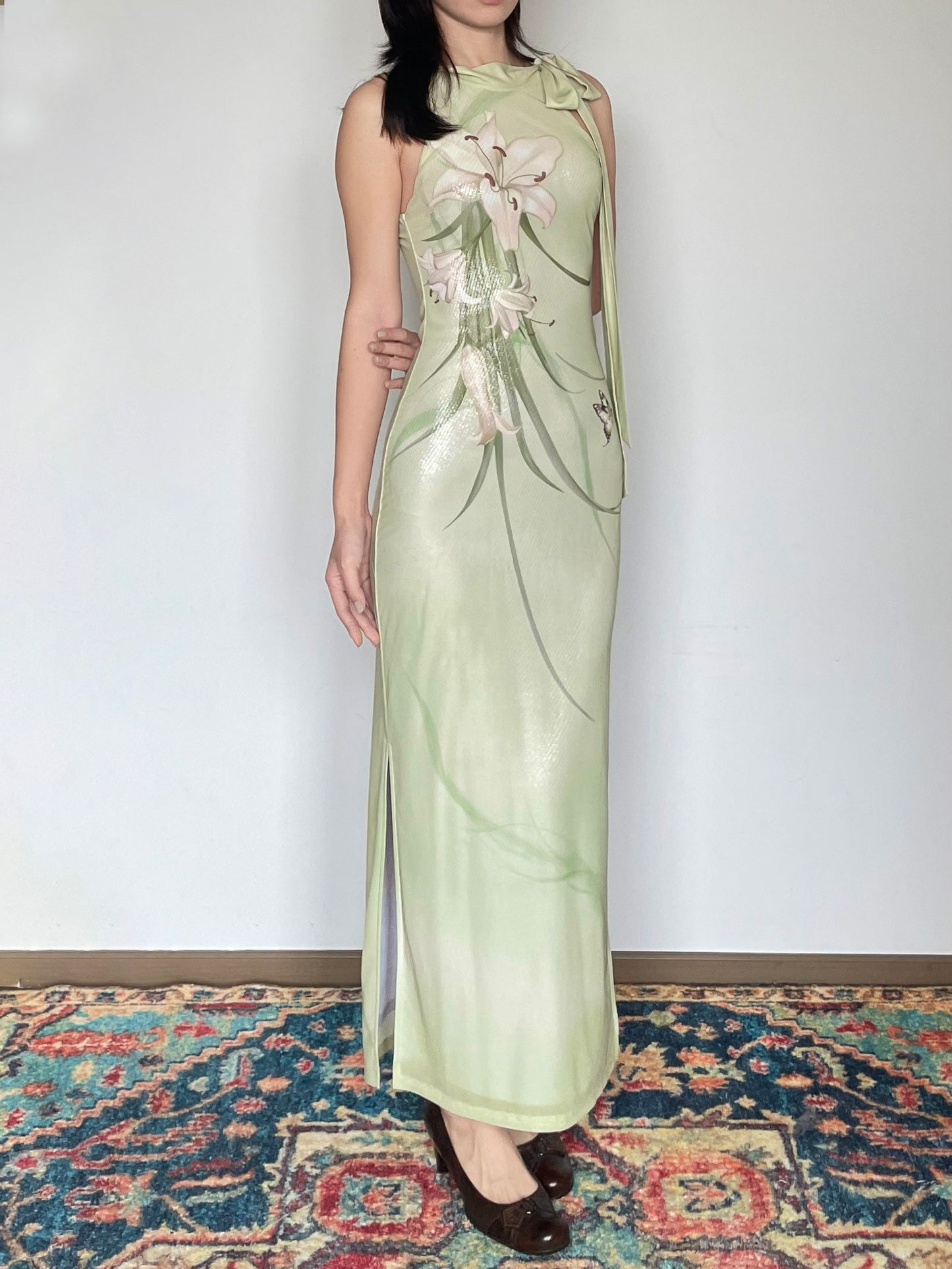 Lily Butterfly Cheongsam Dress