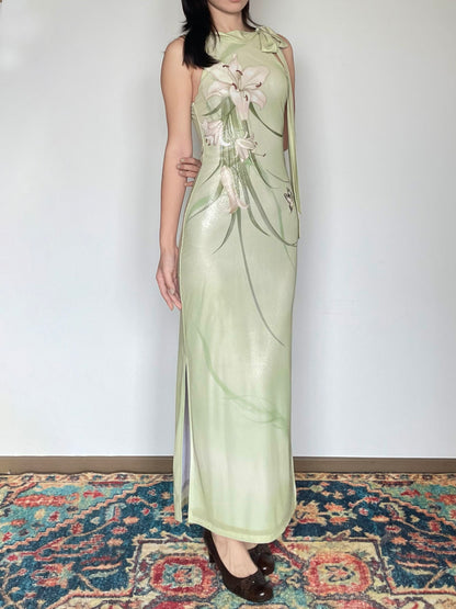 Lily Butterfly Cheongsam Dress