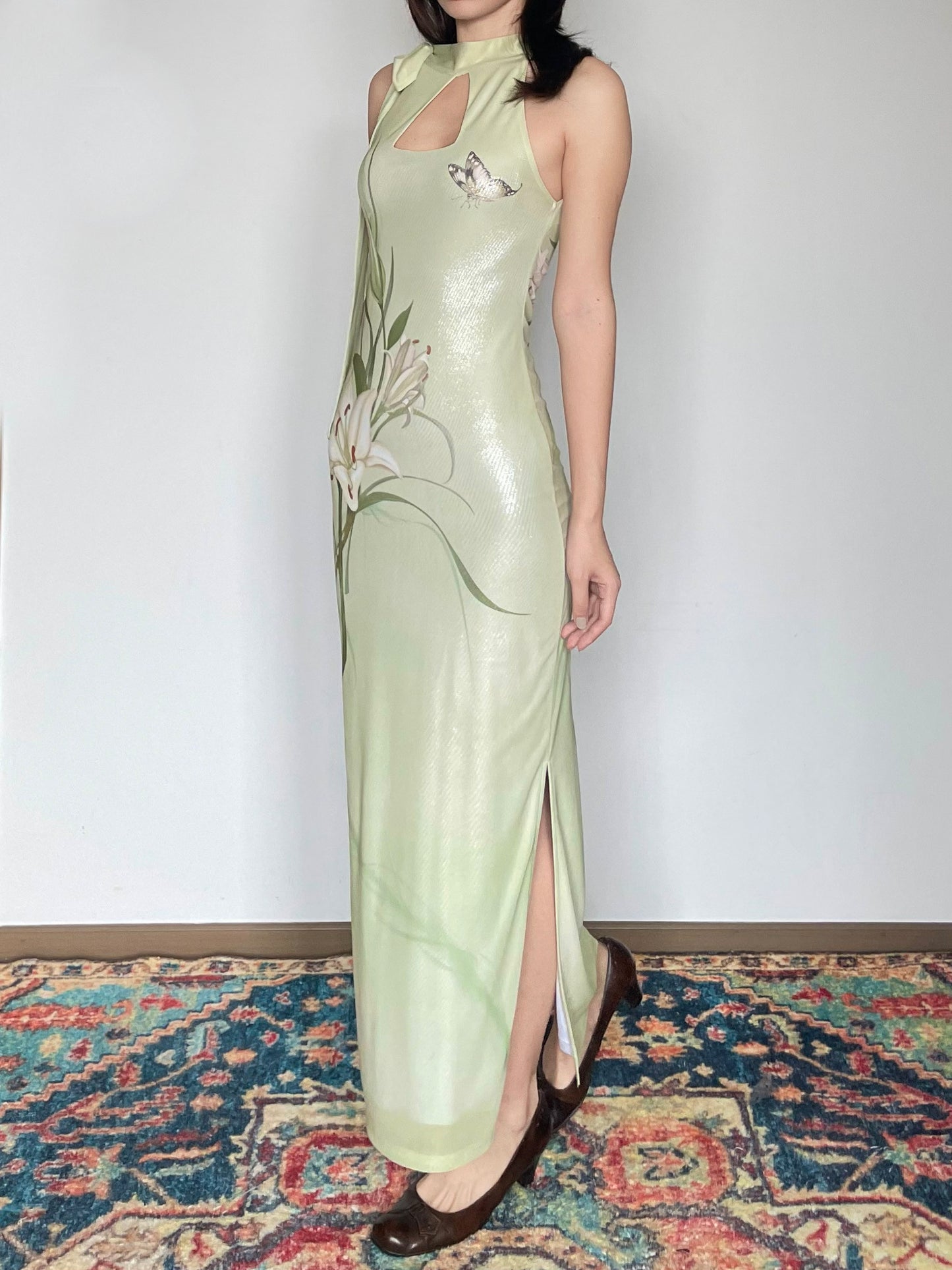 Lily Butterfly Cheongsam Dress