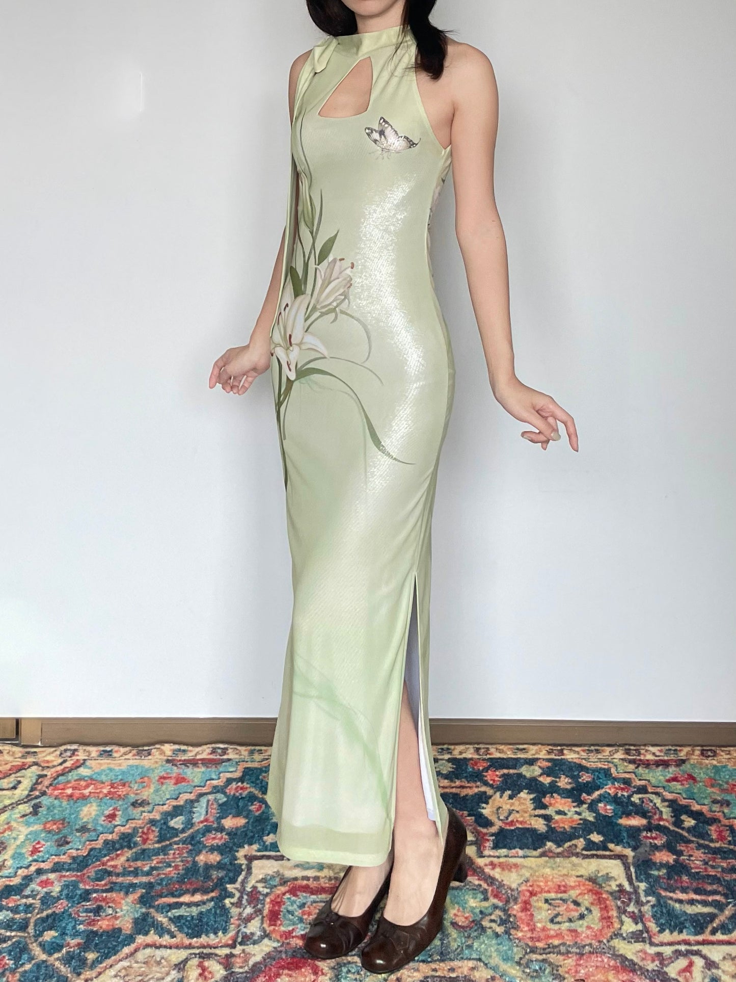 Lily Butterfly Cheongsam Dress