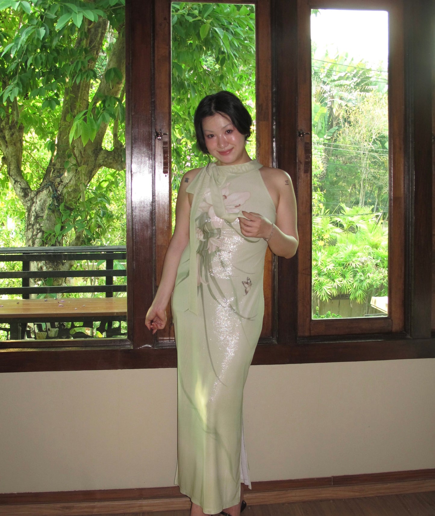 Lily Butterfly Cheongsam Dress