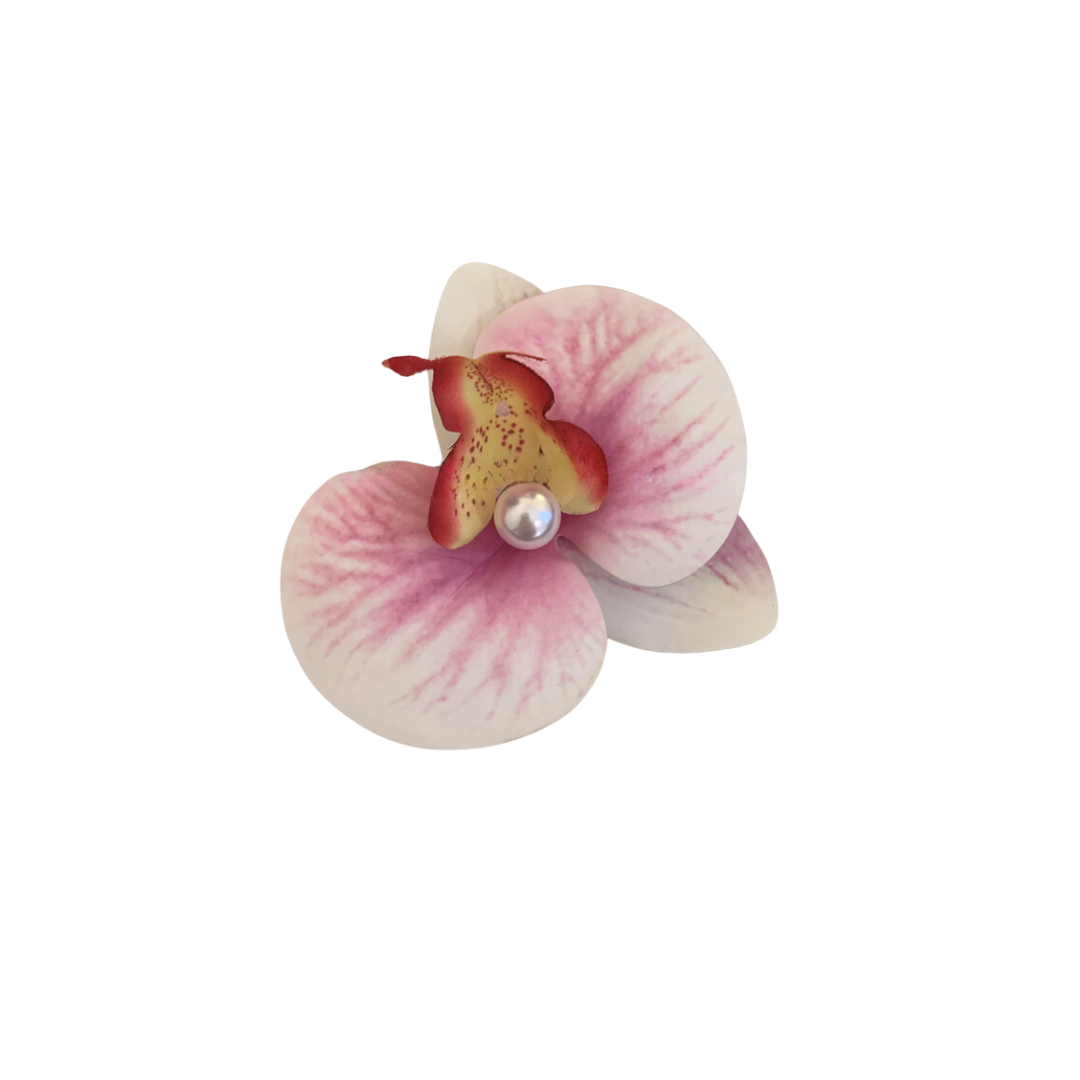 Orchid Hair Clips - Various Colours